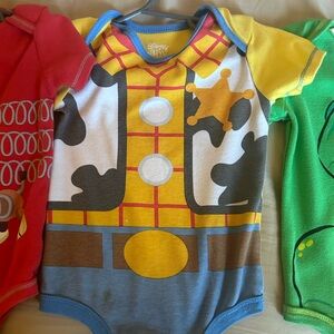 Disney Toy Story Bodysuits- Set of 4